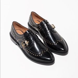 & Other Stories Buckle Studded Brogues